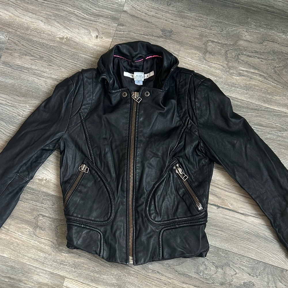 Genuine Black Leather Jacket